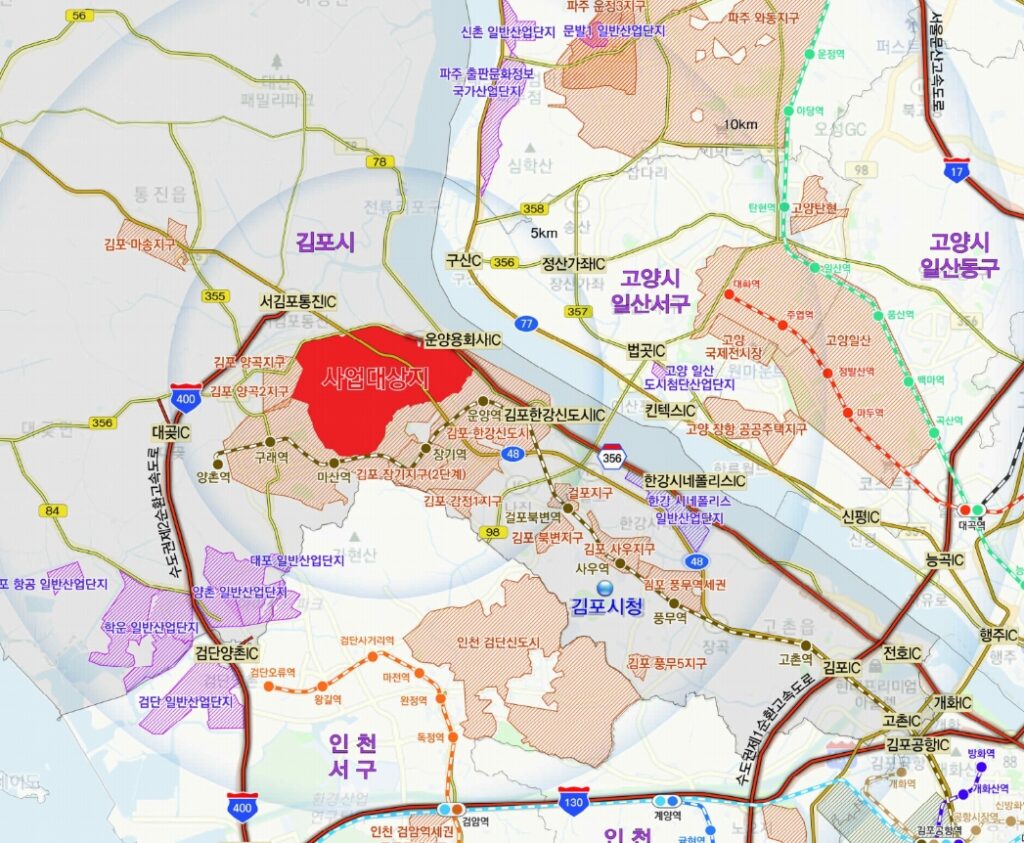 ‘김포한강2콤팩트시티’지구 지정 완료…정부1호 신도시의 화려한 변신 예고
