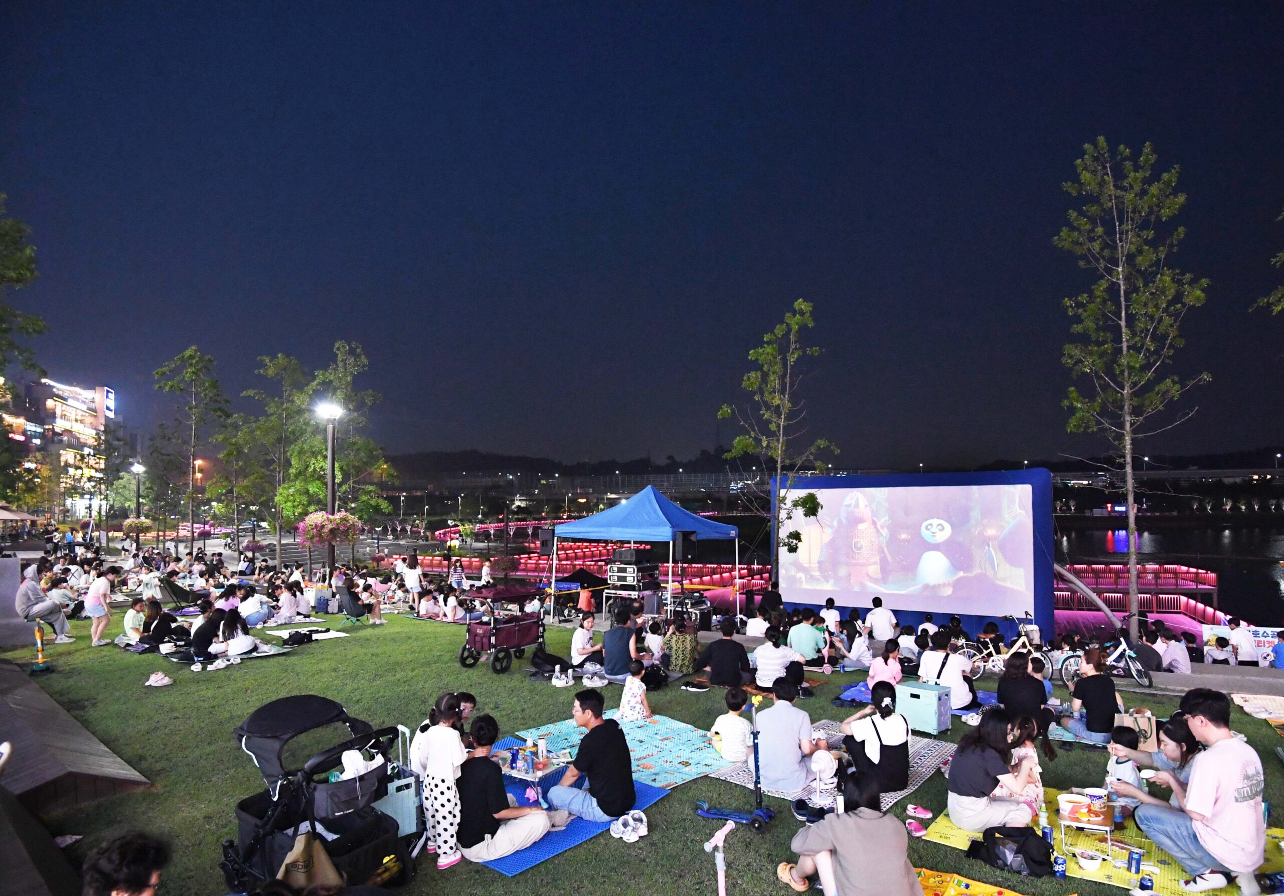 은계호수공원, ‘한여름 밤’ 즐기는 힐링 타임